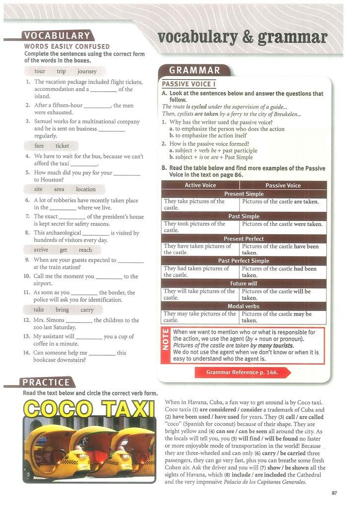 6A Vocabulary and Grammar