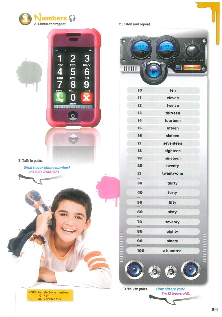 Numbers (Listening 3)