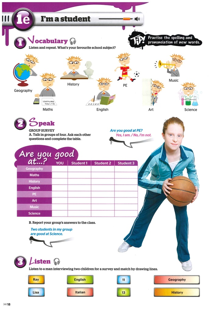 I am a Student (Vocab&Speak&Listen)