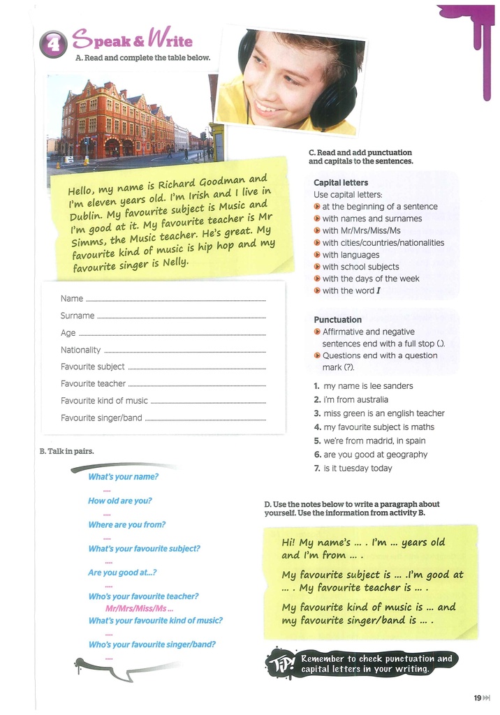 I am a Student (Speak&Write)