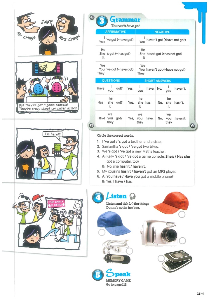 My Things (Grammar&Listen)
