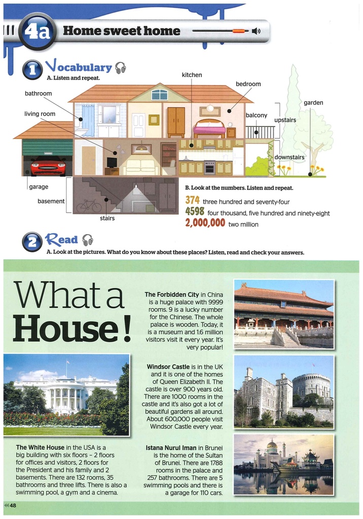 Home Sweet Home (Vocabulary&Read)