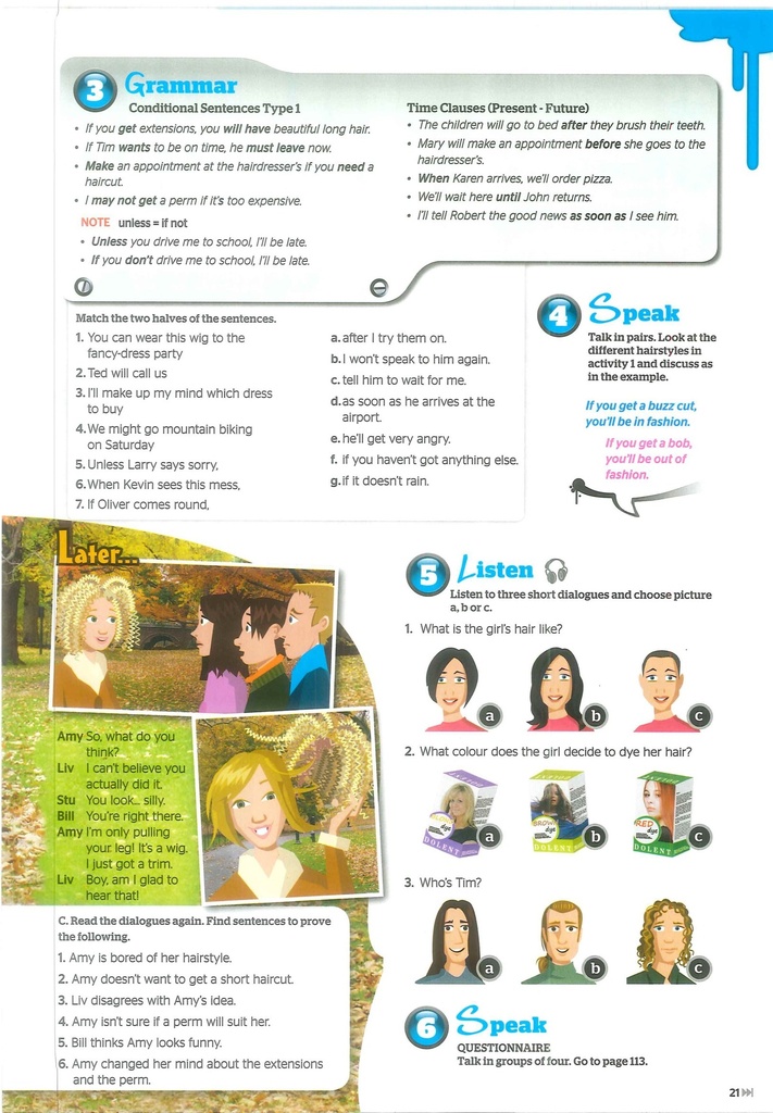 Grammar , Speak and Listen