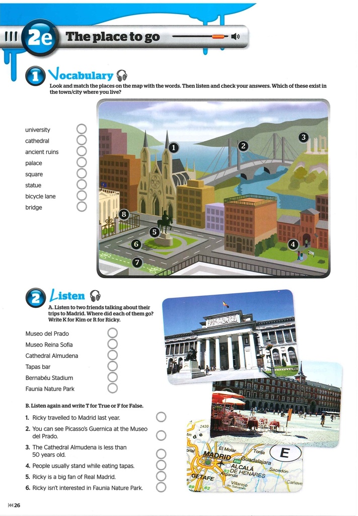 2E: The places to go