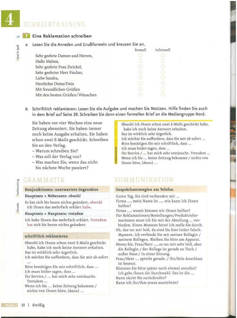 SCHREIBTRAINING (seite 30)