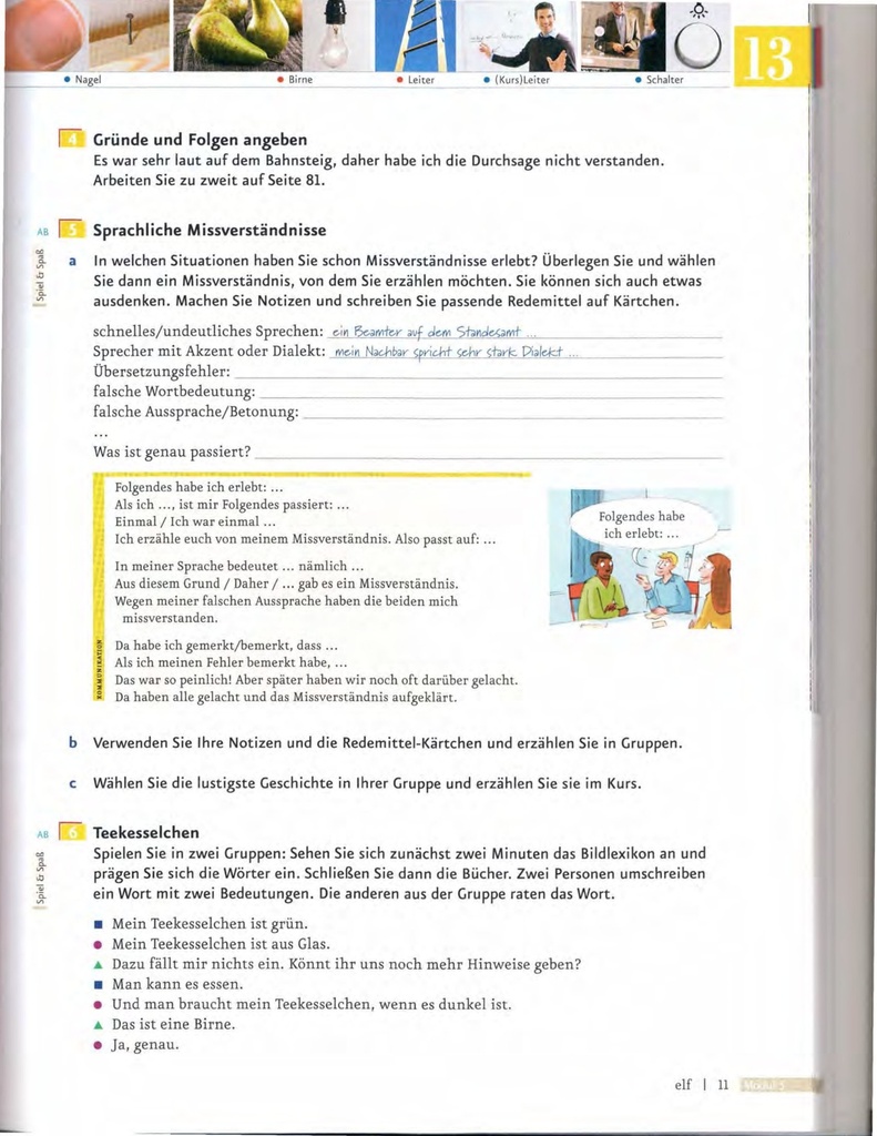 B1.2 Gründe und Folgen angeben (seite 11)