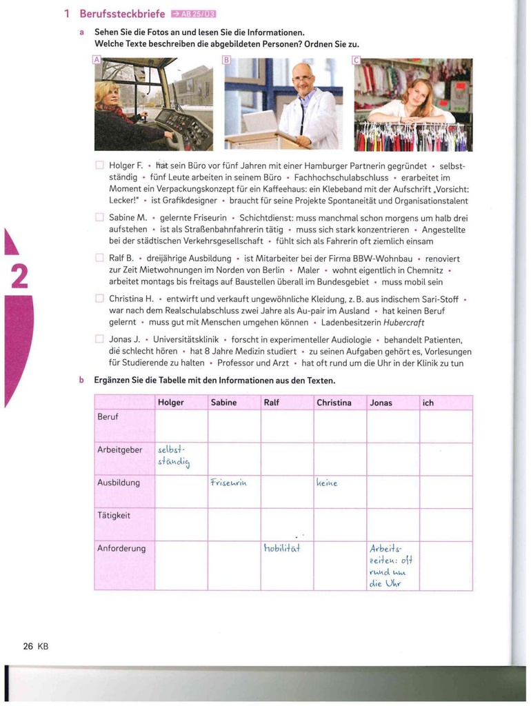 SPRECHEN 1 (seite 26)