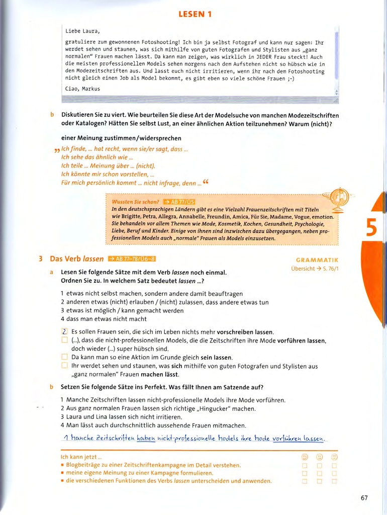 LESEN 1 (seite 67)