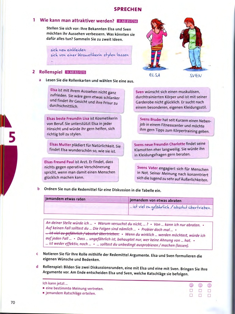 SPRECHEN (seite 70)