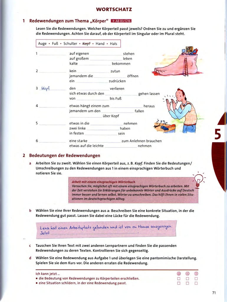 WORTSCHATZ (seite 71)