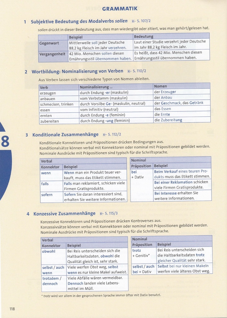 GRAMMATIK (seite 118)