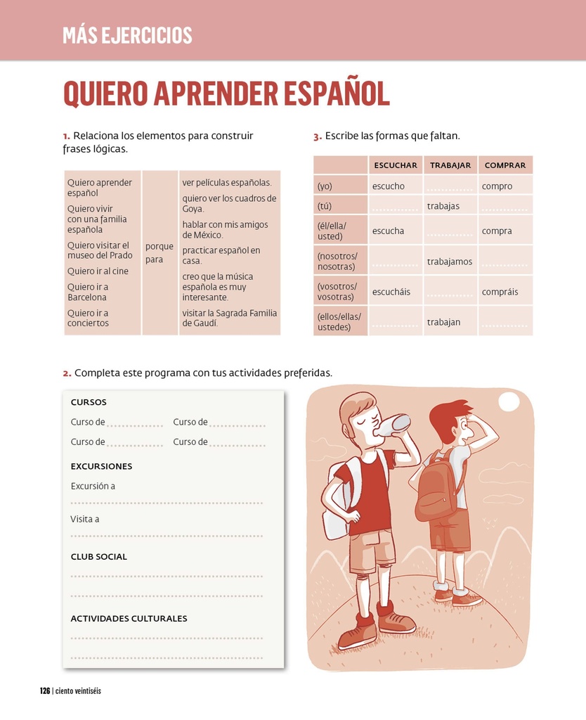 Quiero aprender español