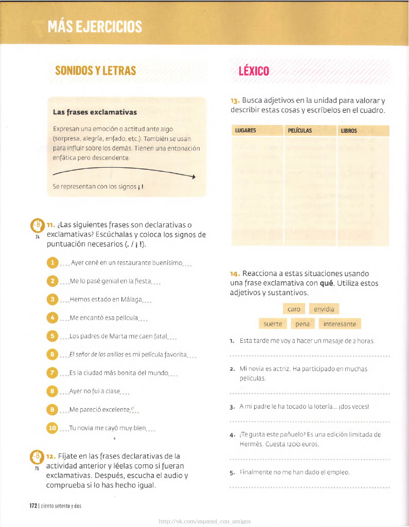 172 Sonidos Y Letras