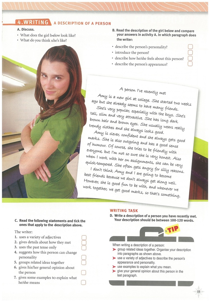 1 e 4. writing