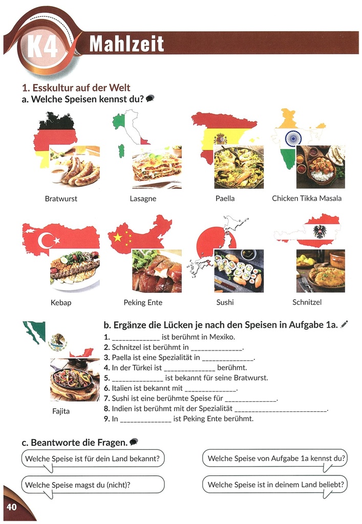 1. Esskultur auf der Welt