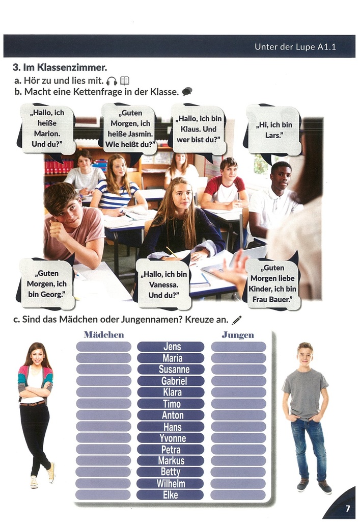 3.Im  Klassenzımmer