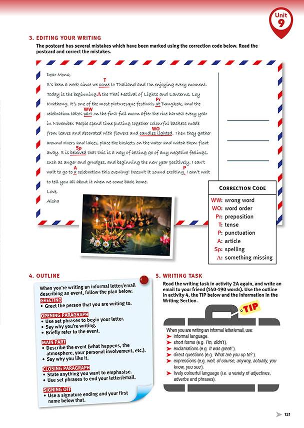 3. EDITING YOUR WRITING (page 121)