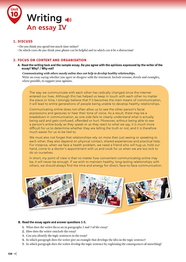 Writing An Essay IV (page130)