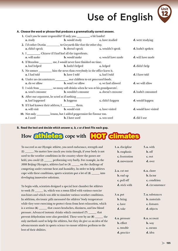 Use of English (page 155)