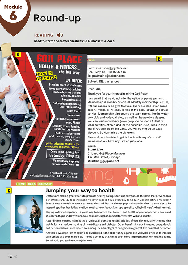 Modul 6 / Round-up (page 158)