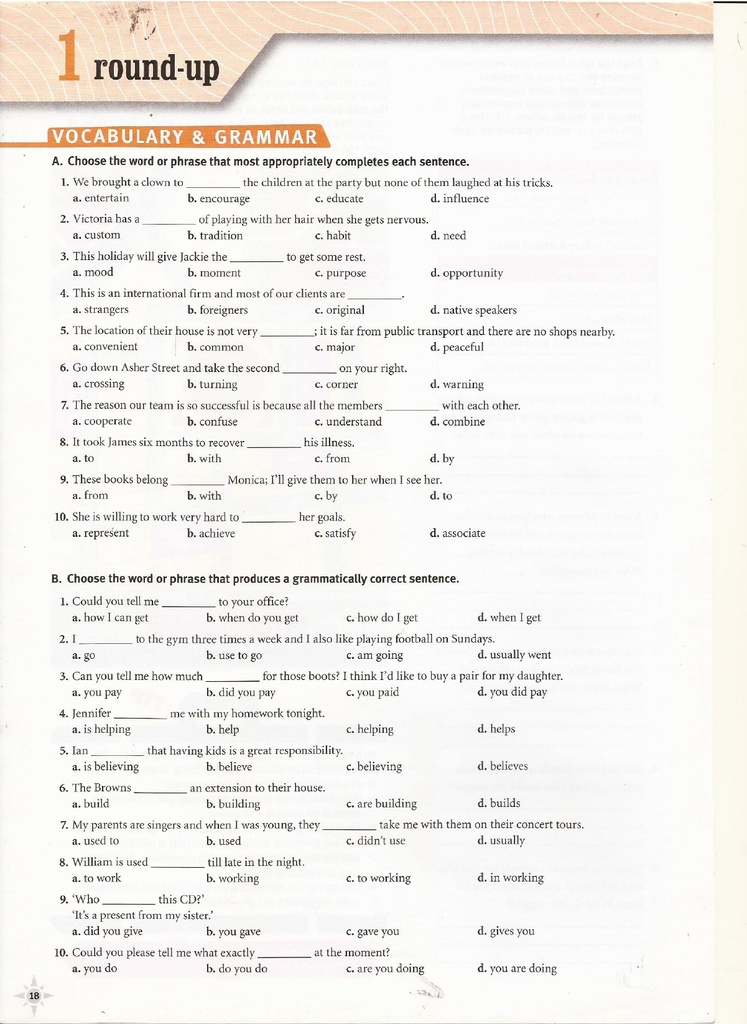 1 Round-up (page 18)