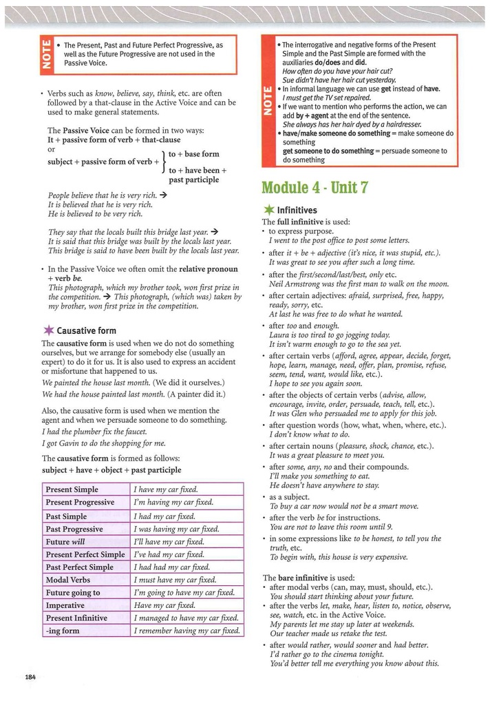 Module 4 - Unit 7 (page 184)