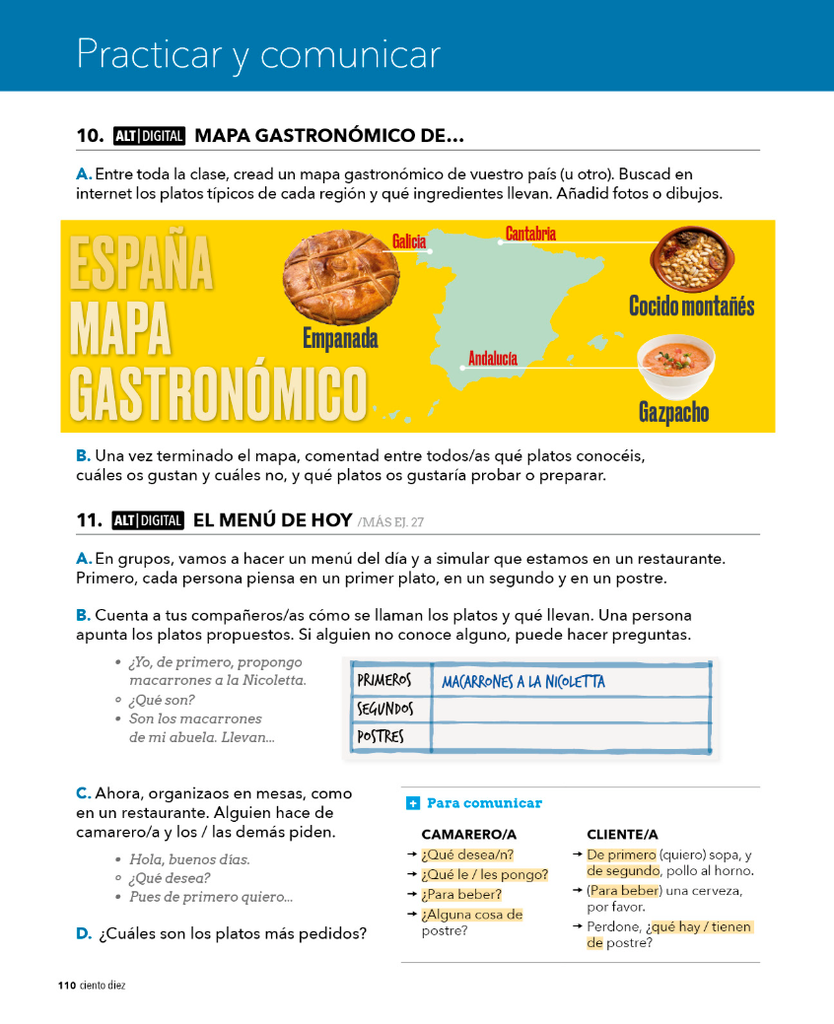 10. MAPA GASTRONÓMICO DE... (página 110)