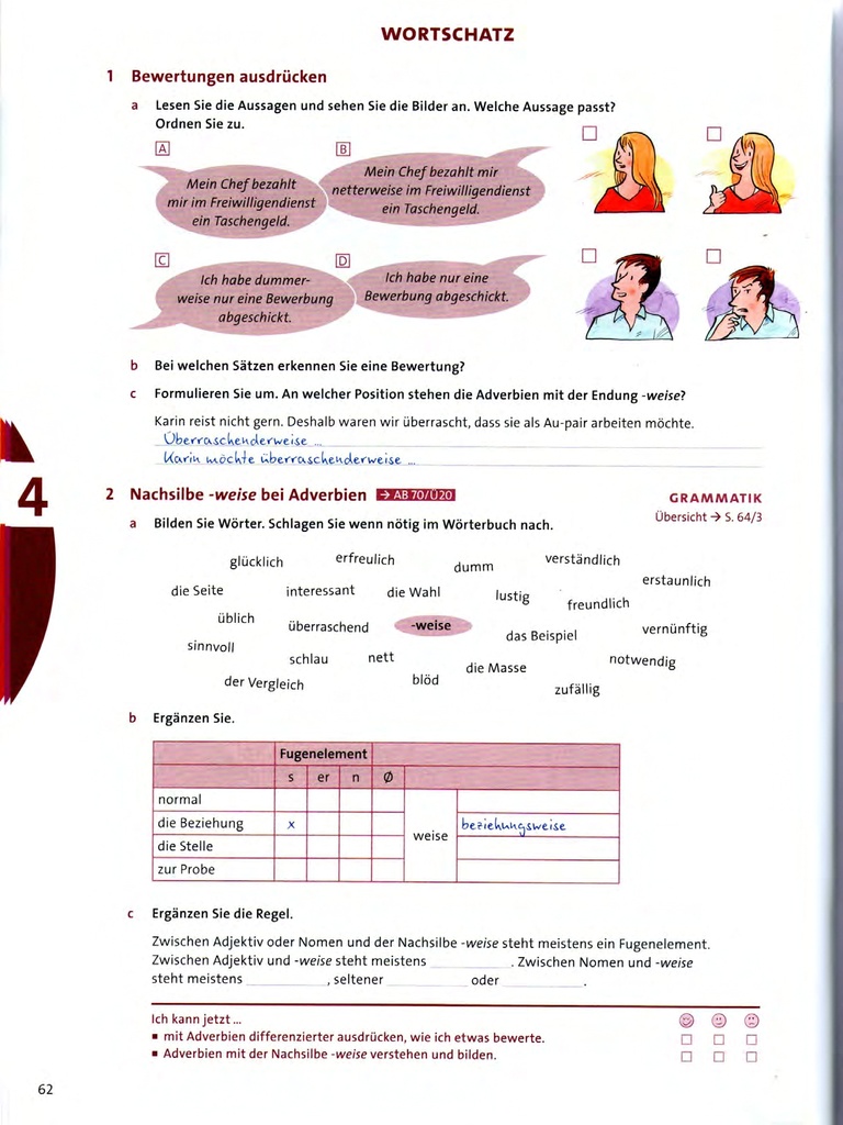 WORTSCHATZ (seite 62)